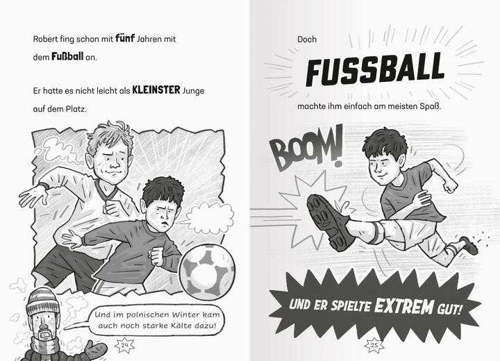 Immagine prodotto Ravensburger Fussball-Stars - Alles über Lewandowski (Tedesco, Dan Verde, Ulrich Thiele, Simon Mugford, 2024)