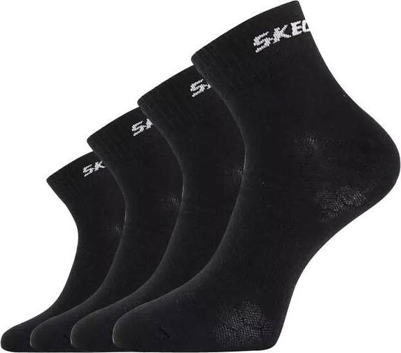 Actual product image Skechers Unisex Basic Cushioned Quarter 4p (pack of 4, 35, 38)