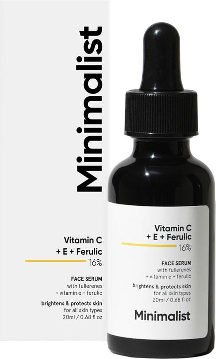 Actual product image Minimalist Vitamin C + E + Ferulic 16% Face Serum (20 ml)