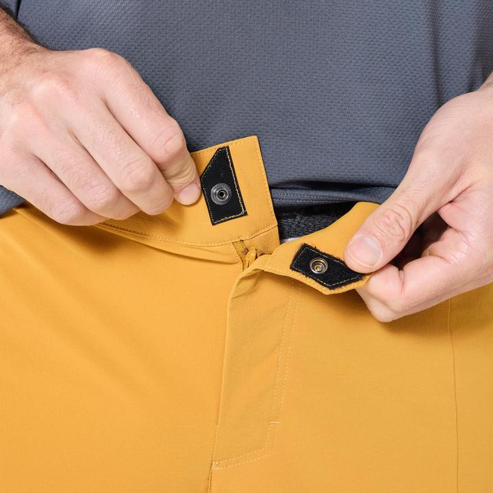 Image du produit Rockrider Short vélo unisexe réspirant, Ochre (L)