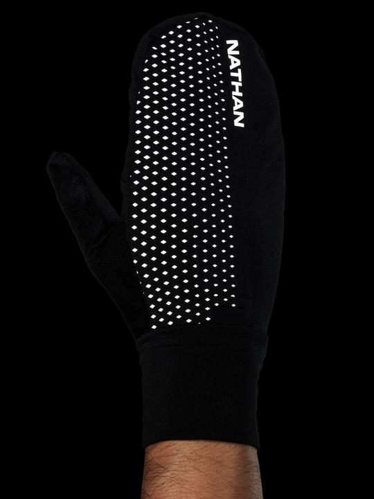 Produktbild Nathan Hyper Night Reflective Convertible Mitt Glove Laufhandschuhe (M)