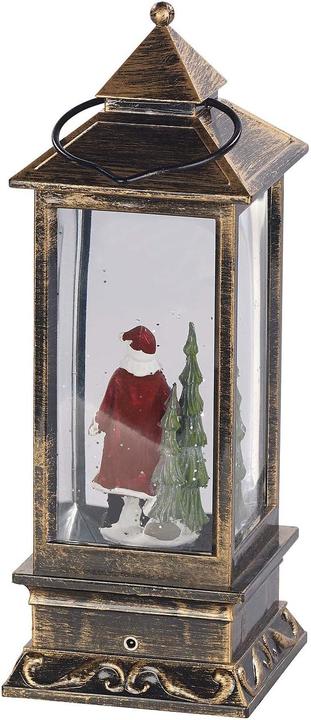 Immagine prodotto Infactory Lanterna LED con turbinio di neve e deco Babbo Natale (1 x)
