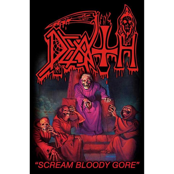 Actual product image Death Scream Bloody Gore Textile Poster