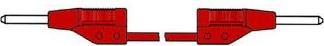 Produktbild Hirschmann UMSPRITZTE MESSLEITUNG 2mm 50cm / ROT (MVL 2/50)