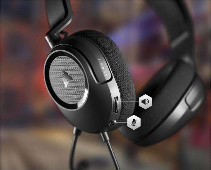Actual product image Corsair HS35 SURROUND v2 Headset Wired Head-band Gaming Black (Cable)