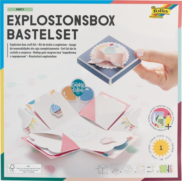 Actual product image Folia Construction set explosion box (Gift box, 1 x)