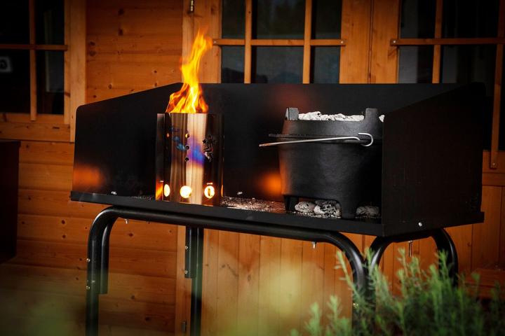 Actual product image Grillfürst Dutch Oven Station / Dutch Oven Table with Windshield