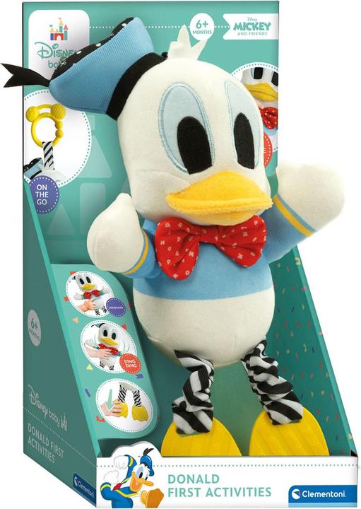Productafbeelding Clementoni Donald Duck activiteiten pluche knuffel (28 cm)