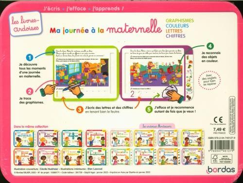 Immagine prodotto Ma journée à la maternelle : graphisme, couleurs, lettres, chiffres (Francese, Collettività, 2023)