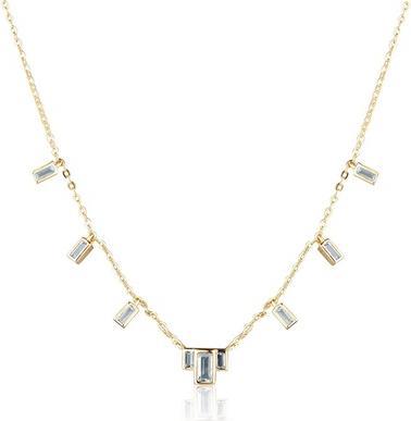 Produktbild JVD - Elegant gold-plated necklace with zircons SVLN0553XK5GO45