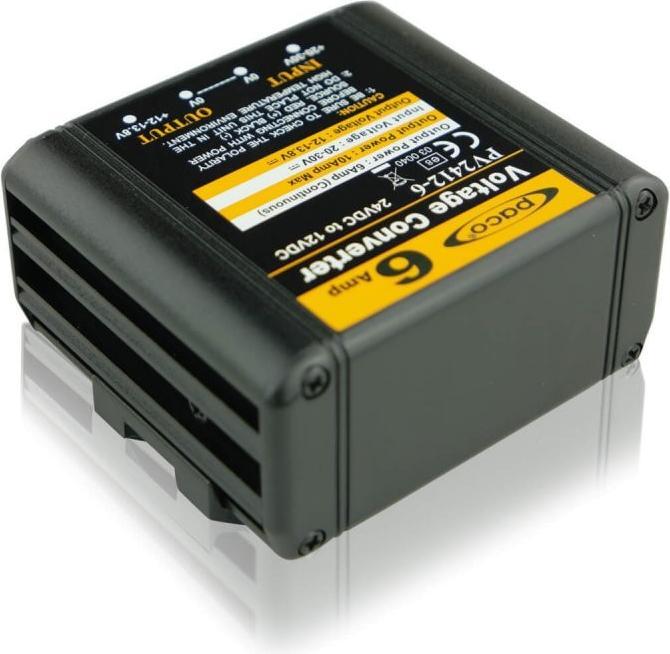 Immagine prodotto Paco PV2412-6 Convertitore di tensione da 24V a 12V 6A