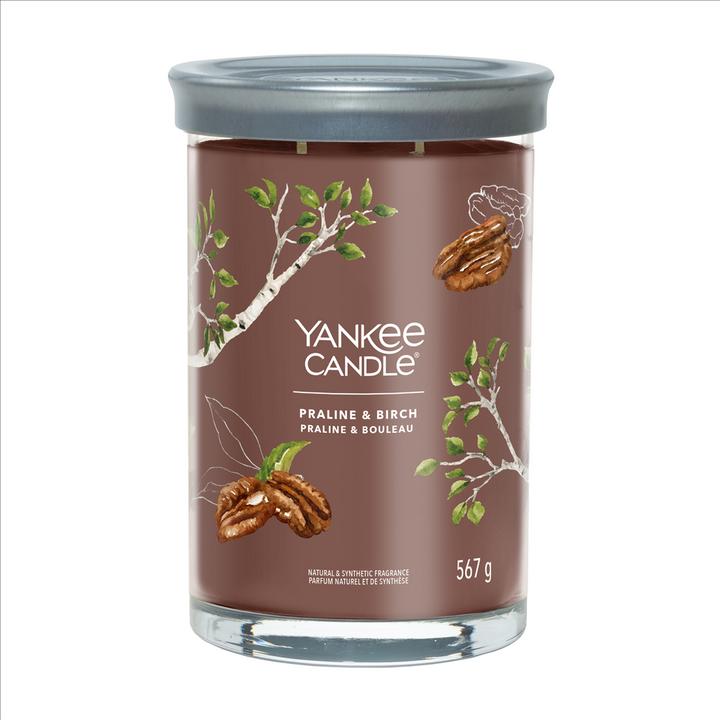 Actual product image Yankee Candle Scented Candle Praline & Birch Signature Large Tumbler