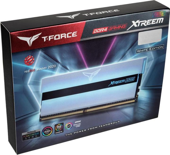 Produktbild Team Group T-Force Xtreem ARGB, DDR4-3200, CL14 - 16 GB Dual Kit (2 x 8GB, 3200 MHz, DDR4-RAM, DIMM)