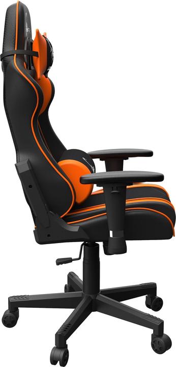 Produktbild Gembird GC-SCORPION-04X Gaming-Stuhl "SCORPION", schwarz und orange, Stoffsessel mit orangefarbenen Kunst...