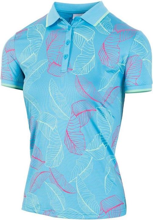 Actual product image Island Green Womens/Ladies Leaf Print Polo Shirt (S)
