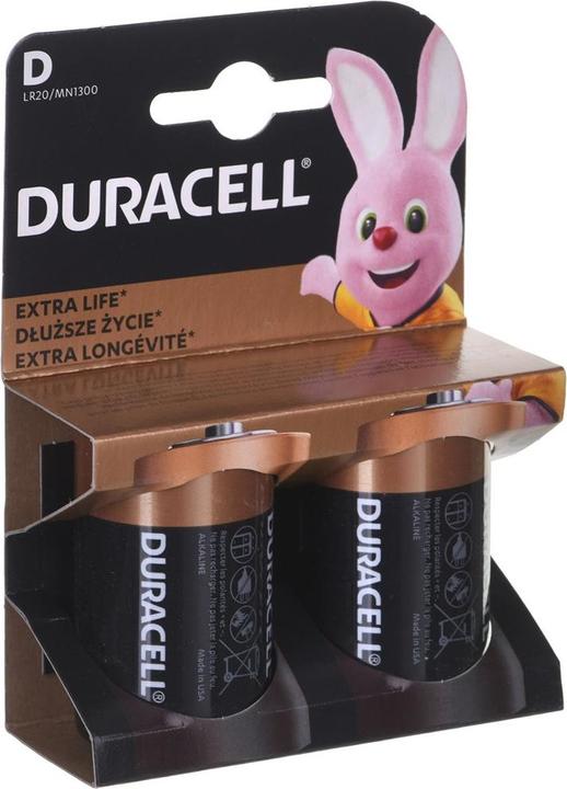 Actual product image Duracell Extra Life (2 pcs., D)