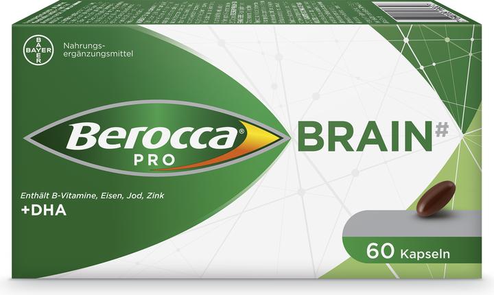 Produktbild Berocca PRO Brain Kapseln (60 Stück, Kapseln, 117 g)