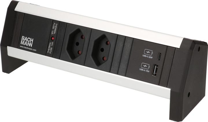 Bachmann Desk 1 (2 x, Typ 13, USB-A, USB-C)