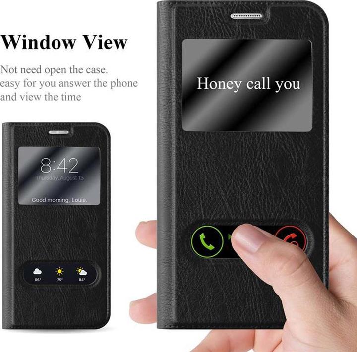 Produktbild Cadorabo Book mit View Doppelfenster Cover (Samsung Galaxy Note 5)