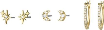 Produktbild Fossil A charming set of gold-plated Moon earrings JGFTSET1050