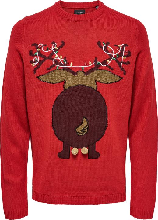 Only & Sons Xmas funny Badge (L)