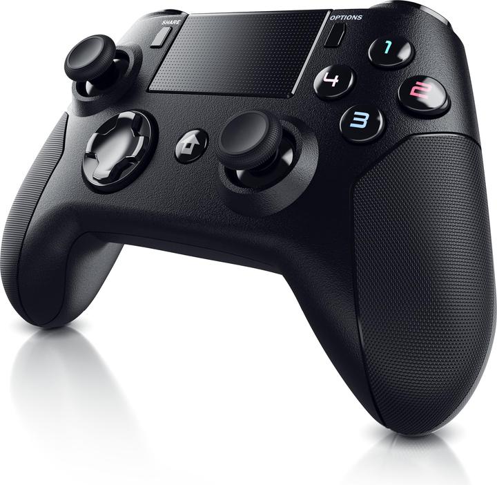 Produktbild CSL PlayStation 4 Controller, Bluetooth Gamepad für PS4, Dual Vibration, Touchpad, 3,5mm, Gyrosensor (PS4, PC)