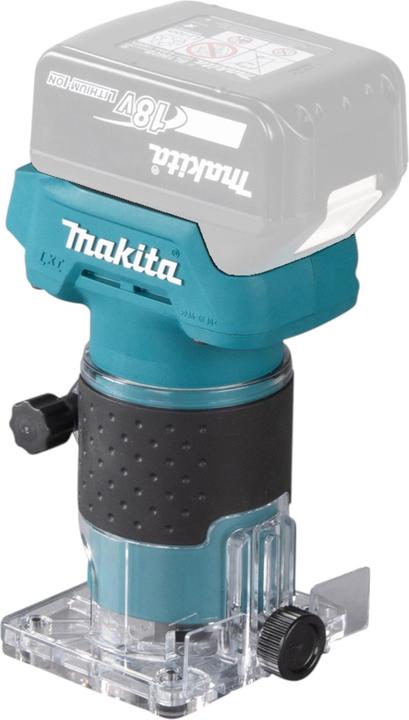 Produktbild Makita DRT 52 RG Akku Kantenfräse 18 V 6 mm Brushless + 2x Akku 6,0 Ah + Ladegerät