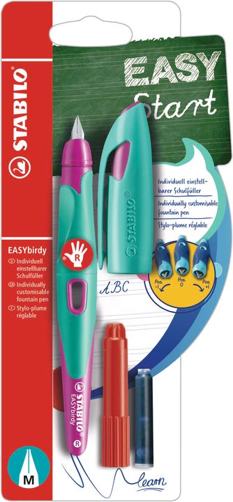 Produktbild STABILO EASYbirdy ergonomischer Schulfüller für Rechtshänder Standard-Feder (Multicolor, 1 x)