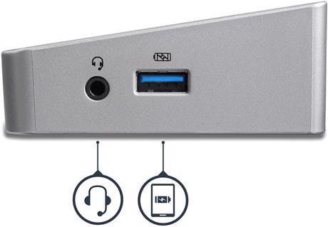 Immagine prodotto StarTech Docking station USB-C 4K a triplo monitor (USB-C, 6 Porti)