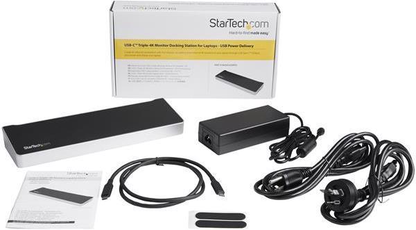 Immagine prodotto StarTech Docking station USB-C 4K a triplo monitor (USB-C, 6 Porti)