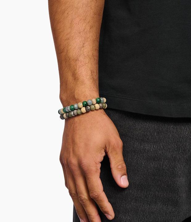 Produktbild Thomas Sabo Armband Labradorit und Crocodile Jasper (17 cm, Silber 925)