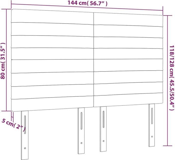Actual product image VidaXL Erin (144 x 5 x 128 cm)