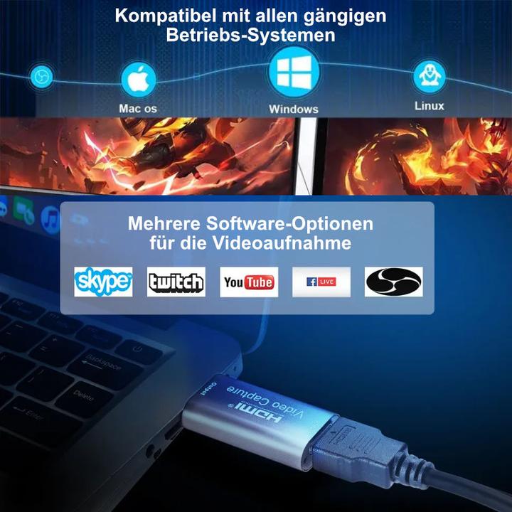 Image du produit Hermex Capture Card (Linux, Mac, Windows)