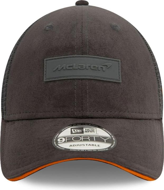 Actual product image New Era 9Forty Mesh Snapback Cap - Suede Mclaren Charcoal
