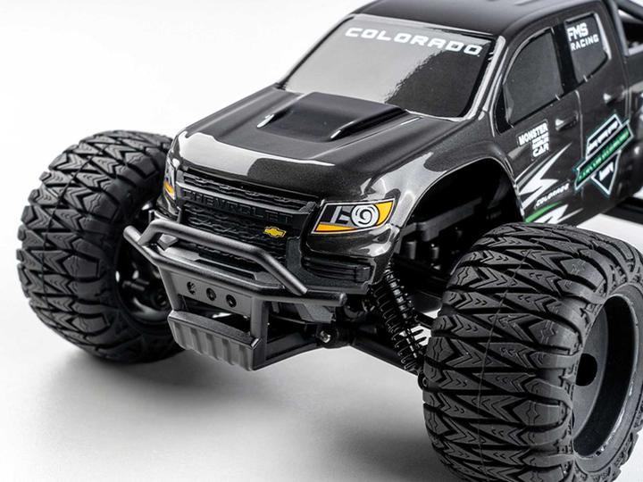 Immagine prodotto FMS FMT24 Chevrolet COLORADO 1:24 nero - RTR 2.4GHz (RTR pronto all'uso)