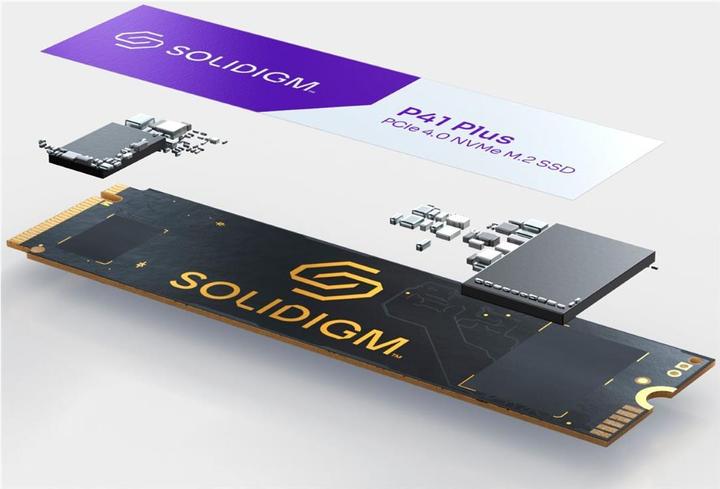 Produktbild Intel SSD/P41 Plus 512GB M.2 80mm PCIe SglPk (512 GB, M.2 2280)