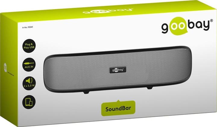 Actual product image Goobay SoundBar (3 W, 2.0 Channel)