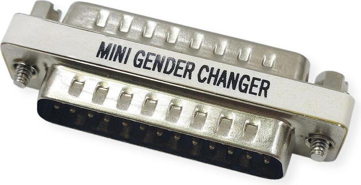 Produktbild Value Mini Gender Changer, DB25 ST/ST (0.02 m, Mini DIN)