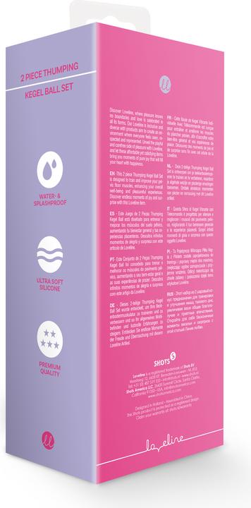 Image du produit Shots 2 Piece Thumping Kegel Ball Set - Wild Strawberry