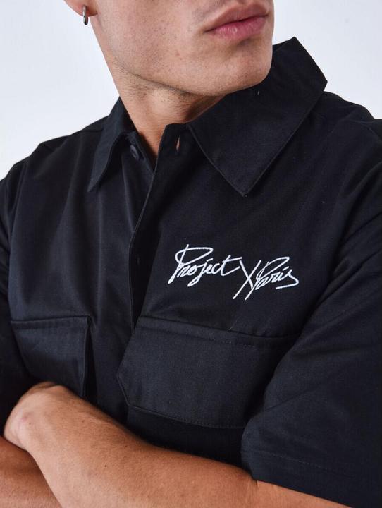 Produktbild Project X Paris Einfarbiges Hemd mit Taschen (XL)
