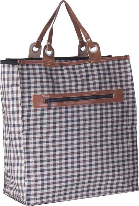 Piace Molto Loehansk - Shopper Leather StrapGreyOrange