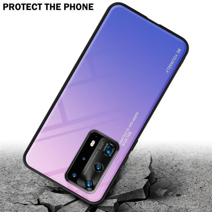 Productafbeelding Cadorabo TPU 2 kleuren glasdekking (Huawei P40 Pro+)