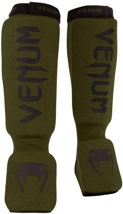 Produktbild Venum Kontact Shin Guards Olivgrün/Schwarz, XS, Grösse: XS (XS)