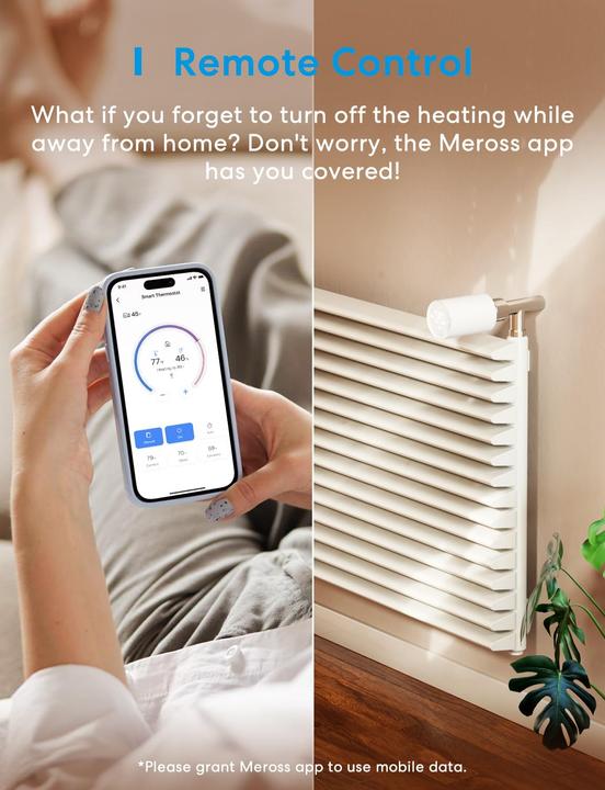 Actual product image Meross Heizkörperthermostat