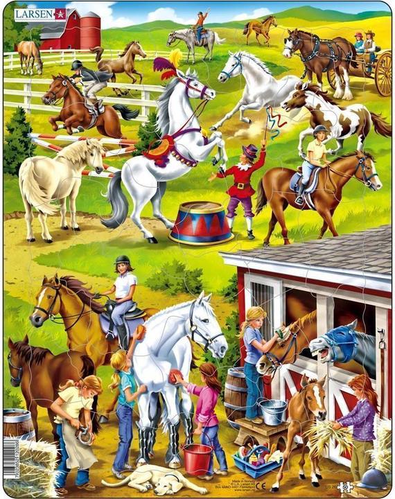 Actual product image Larsen Horses (50 pieces)