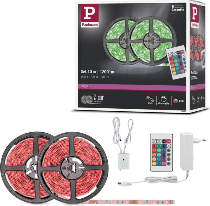 Actual product image Paulmann SimpLED (RGB, 1000 cm, Indoor)