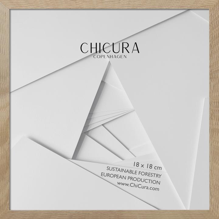Actual product image ChiCura Wooden frame - Anti-reflective acrylic (18 x 18 cm)