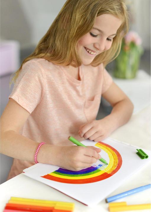Immagine prodotto Faber-Castell Penna con punta in feltro Connettore (Multicolore, 80 x)