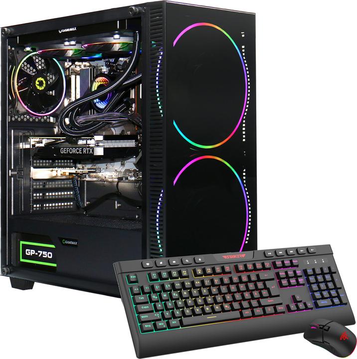 Actual product image Hyrican Gamemax Black Hole 7451 Ryzen 5 7600X 32GB/1TB SSD RTX 5070Ti Win11 (AMD Ryzen 5 7600X, 32 GB, 1000 GB, GeForce RTX 5070 Ti)
