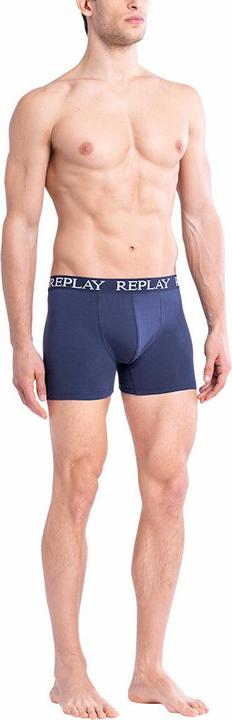 Produktbild Replay Trunk BOXER Style 01/C Basic Cuff Logo im 2er Pack (XXL, 2er Pack)